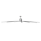 Maxx Air Industrial Ceiling Fan, 6 ft Blade Dia, 9 Blades, 6 Speeds, 120 V, Brushed Nickel, 72 in. W ICF72UPS - alternate 7